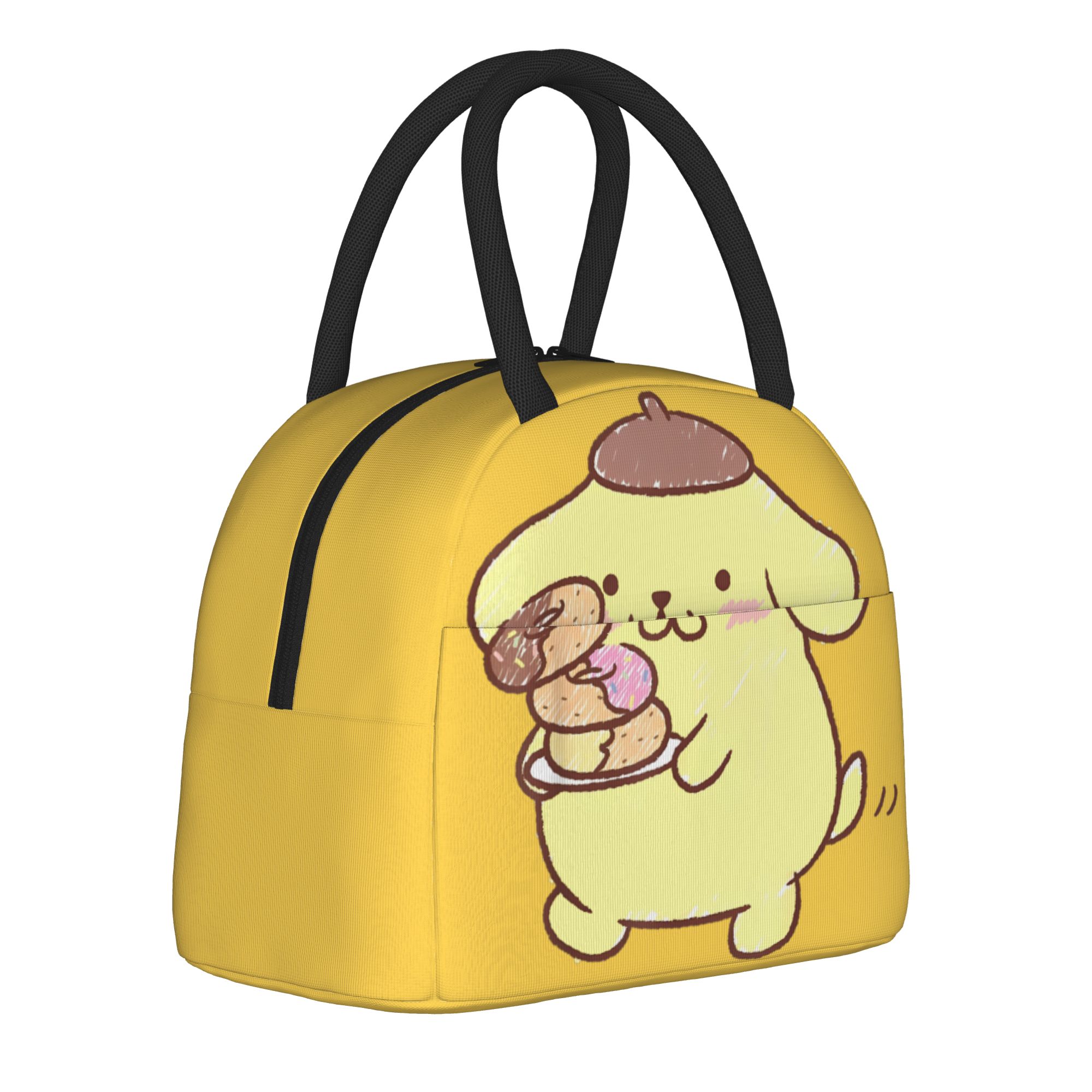 Tote Bag Sublimation - Pompompurin 도넛 절연 점심 가방 누출