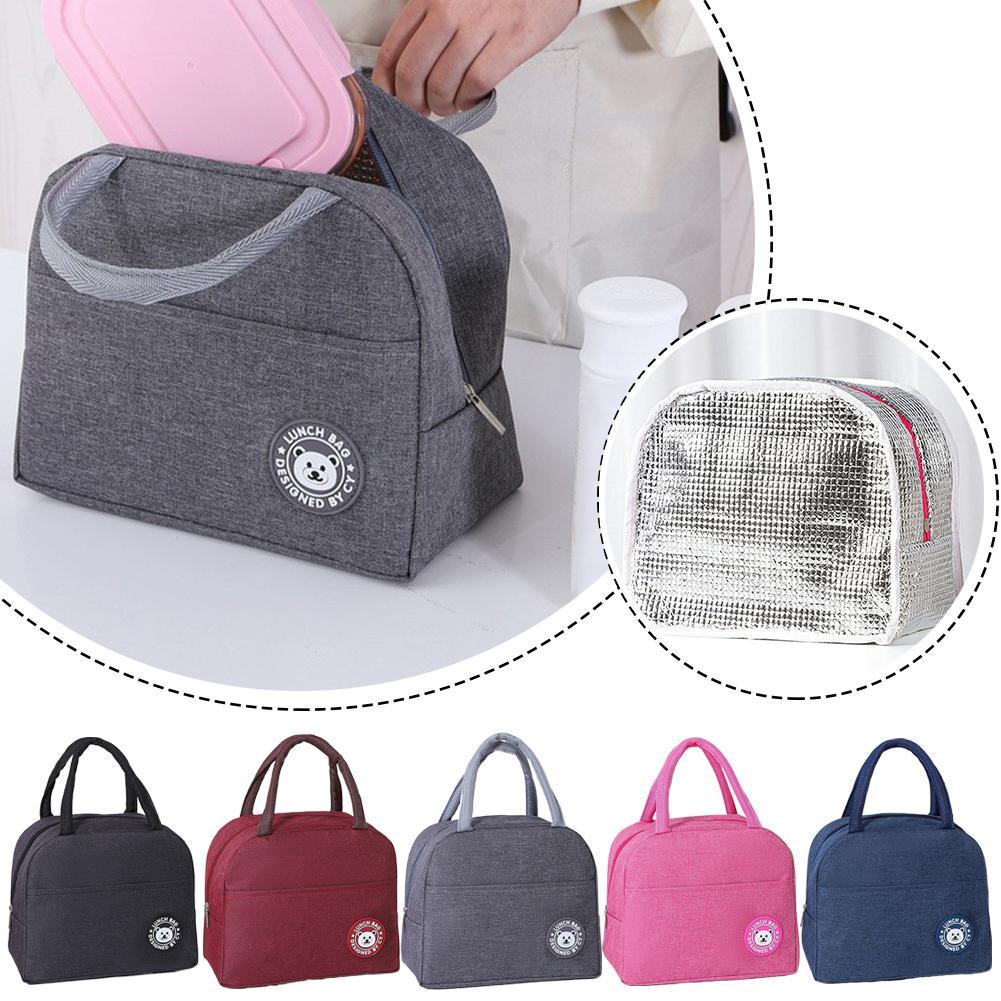 Tote Bag Sublimation - 절연 도시락 가방 휴대용 보온 아이스팩