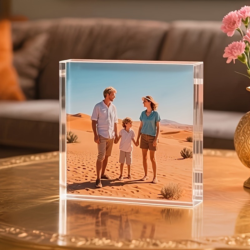 1PC 맞춤형 사진 아크릴 개인 맞춤 선물 가족 엄마  - Photo Acrylic Block 리뷰 및 가격