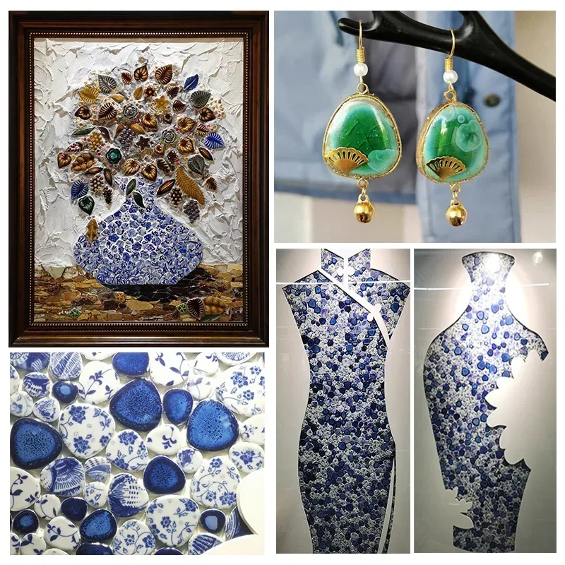 100g 타원형 세라믹 모자이크 타일 멀티 컬러 모자이 - Ceramic Tile Blank 리뷰 및 가격