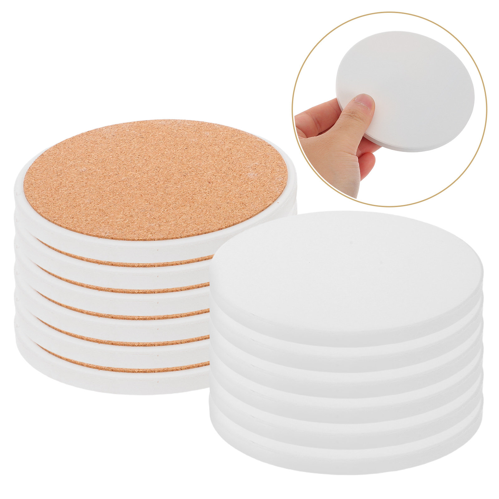 12개 승화 코스터 블랭크, 흰색 원형 세라믹 코스터, - Coaster Sublimation Blank 리뷰 및 가격