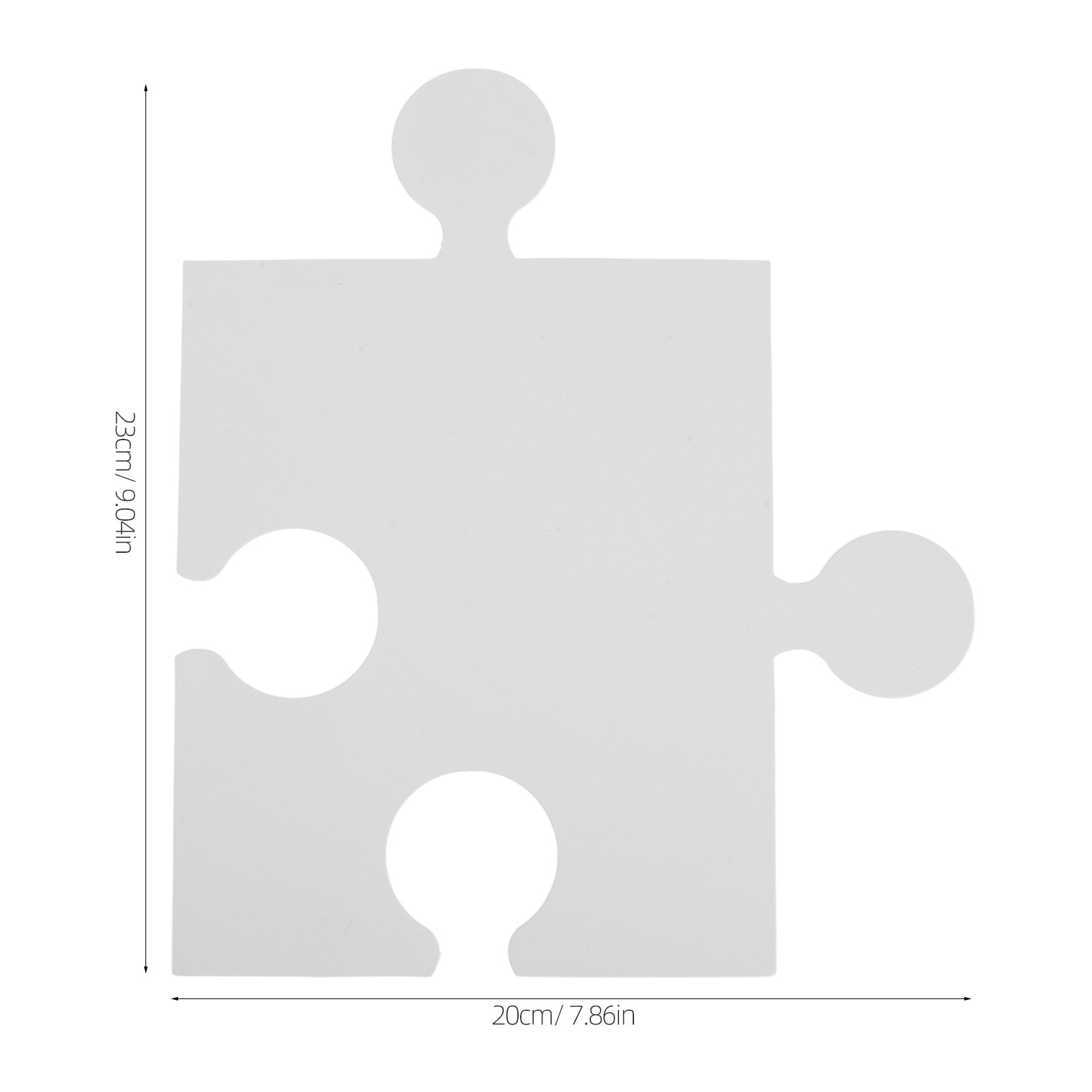 60Pcs 대형 빈 퍼즐 조각 어린이를위한 흰색 종이  - Puzzle Blank White 리뷰 및 가격