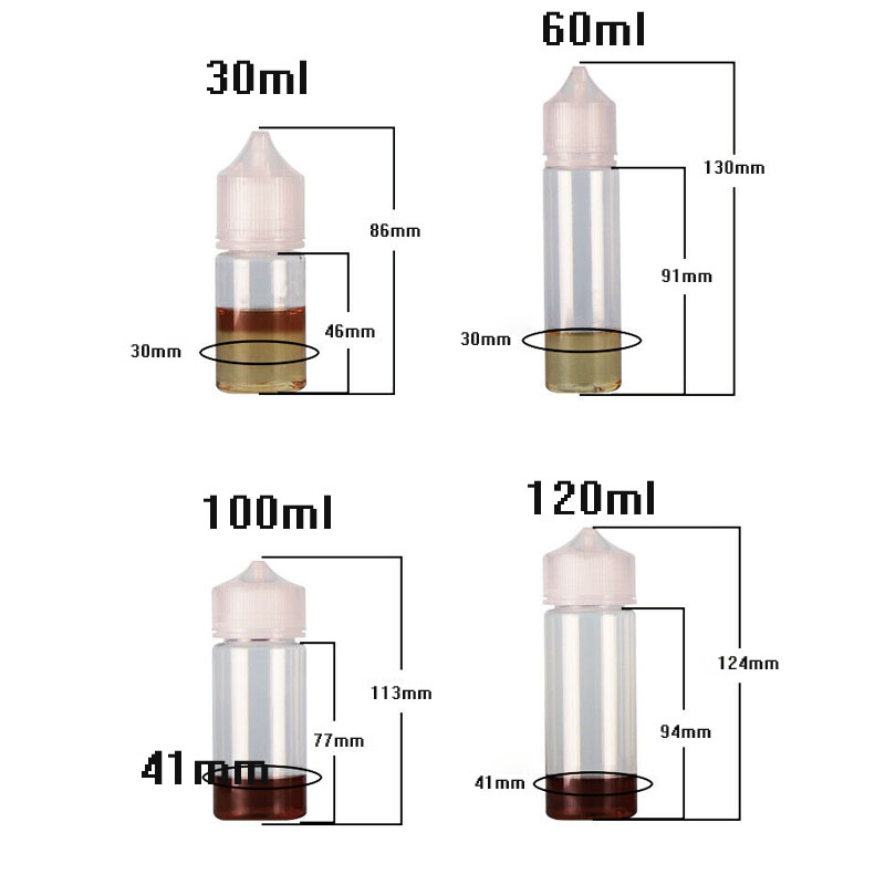 5pcs 30ml/60ml/100ml/120ml 플라스 - Water Bottle Blank 리뷰 및 가격