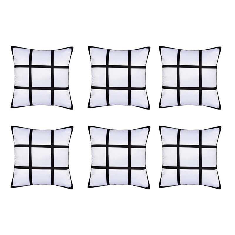 ABKJ-6개입 승화 프린팅용 블랭크 패널 베개 커버  - Pillow Cover Sublimation 리뷰 및 가격