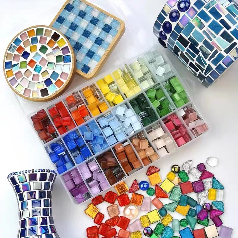 DIY 세라믹 모자이크 유리 50pcs 타일 수제 거울 - Ceramic Tile Blank 리뷰 및 가격