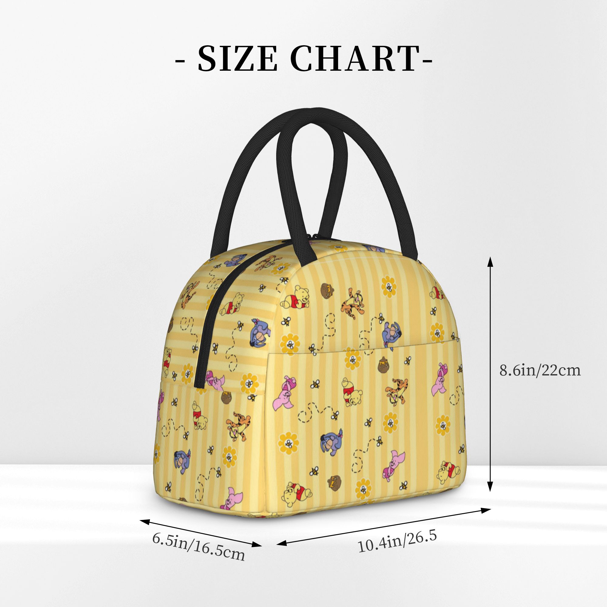 귀여운 꿀과 꿀벌 보온 도시락 가방, 절연 도시락 가방 - Tote Bag Sublimation 리뷰 및 가격