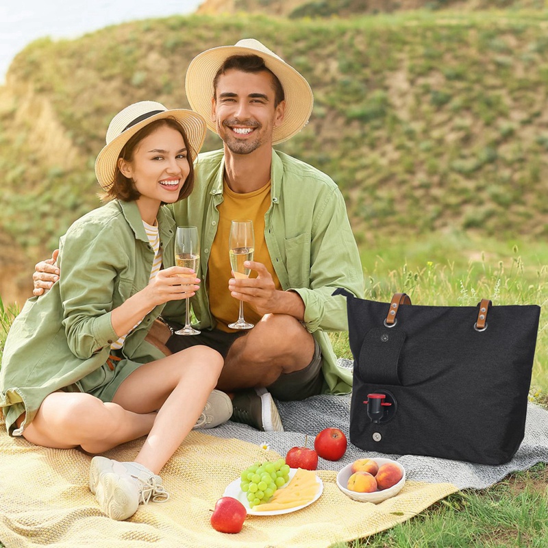 핫 와인 토트 백, 여행 선물용 비치 쿨러, 스파우트  - Tote Bag Sublimation 리뷰 및 가격